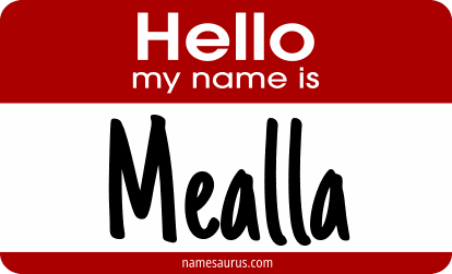Hello my name is Mealla png download