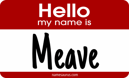 Hello my name is Meave png download