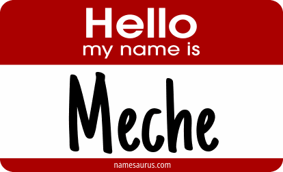Hello my name is Meche png download