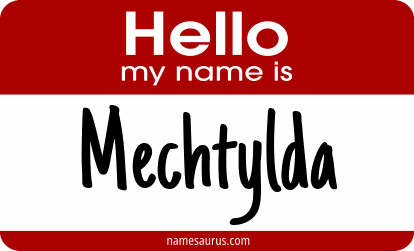Hello my name is Mechtylda png download