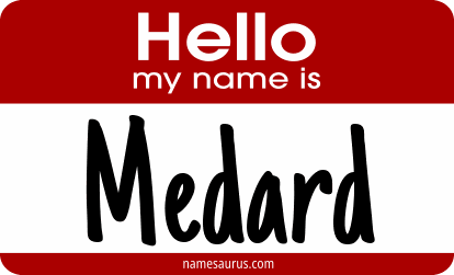 Hello my name is Medard png download