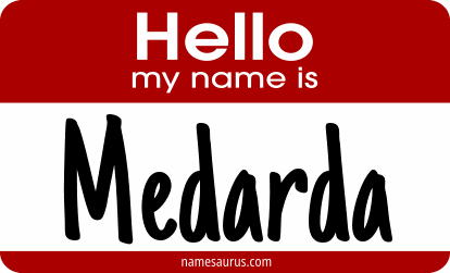 Hello my name is Medarda png download