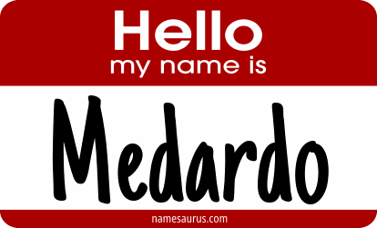 Hello my name is Medardo png download