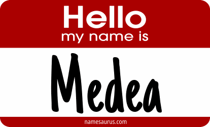 Hello my name is Medea png download