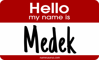Hello my name is Medek png download