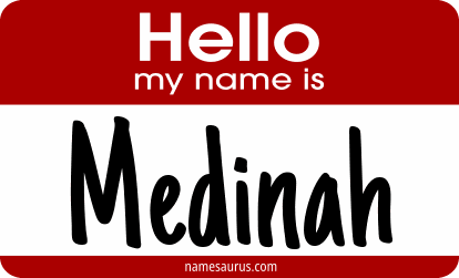 Hello my name is Medinah png download