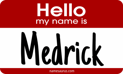 Hello my name is Medrick png download
