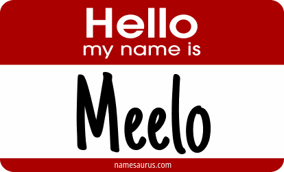 Hello my name is Meelo png download