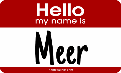 Hello my name is Meer png download
