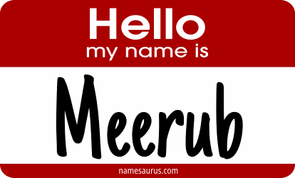 Hello my name is Meerub png download