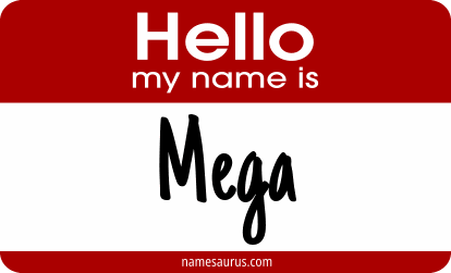 Hello my name is Mega png download
