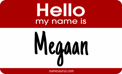 Hello my name is Megaan png download
