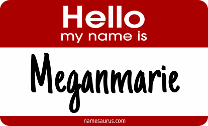 Hello my name is Meganmarie png download