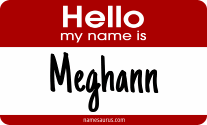 Hello my name is Meghann png download