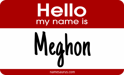 Hello my name is Meghon png download