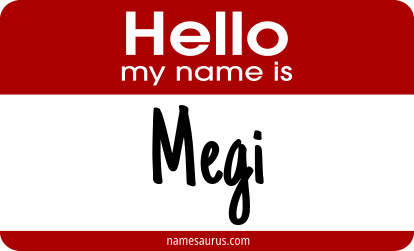 Hello my name is Megi png download