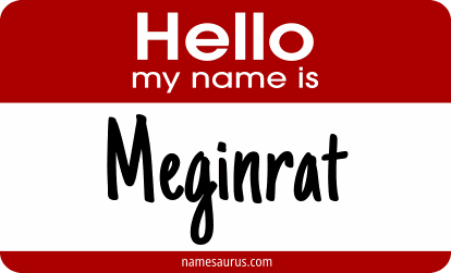 Hello my name is Meginrat png download