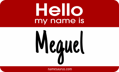Hello my name is Meguel png download