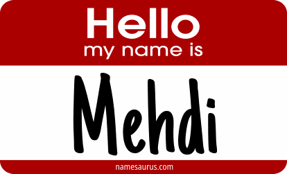 Hello my name is Mehdi png download