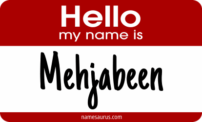 Hello my name is Mehjabeen png download