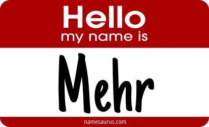 Hello my name is Mehr png download