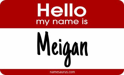 Hello my name is Meigan png download