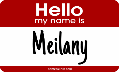 Hello my name is Meilany png download