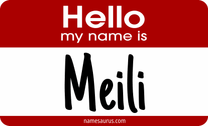 Hello my name is Meili png download