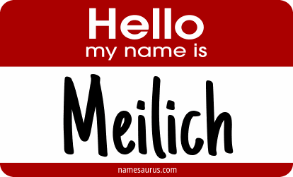 Hello my name is Meilich png download