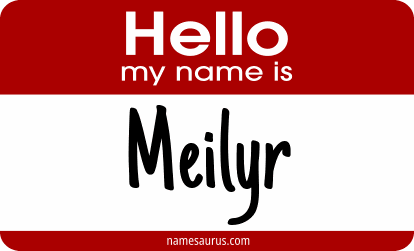 Hello my name is Meilyr png download