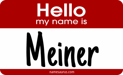 Hello my name is Meiner png download