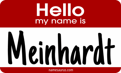 Hello my name is Meinhardt png download