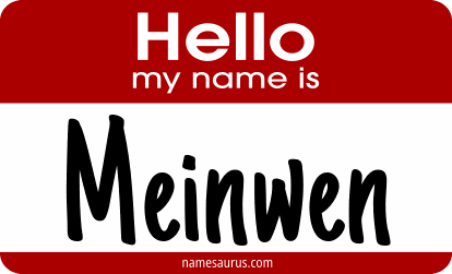 Hello my name is Meinwen png download