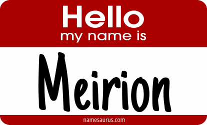 Hello my name is Meirion png download
