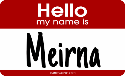 Hello my name is Meirna png download