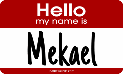 Hello my name is Mekael png download