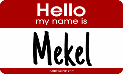 Hello my name is Mekel png download