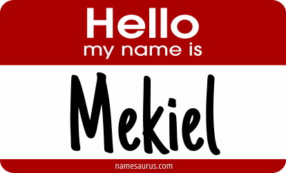 Hello my name is Mekiel png download