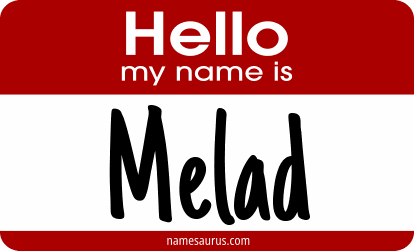 Hello my name is Melad png download
