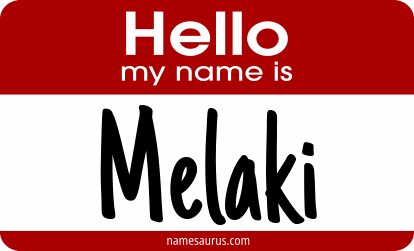 Hello my name is Melaki png download