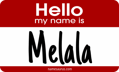 Hello my name is Melala png download