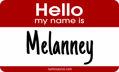 Hello my name is Melanney png download