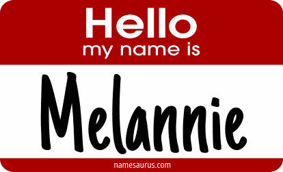 Hello my name is Melannie png download