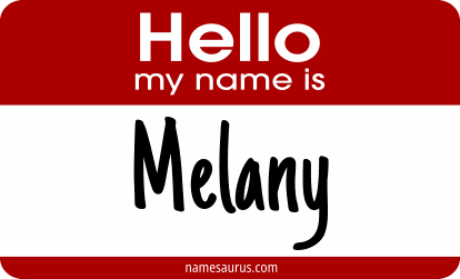Hello my name is Melany png download