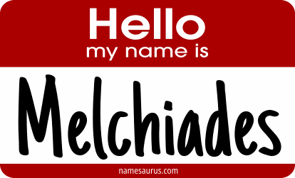 Hello my name is Melchiades png download
