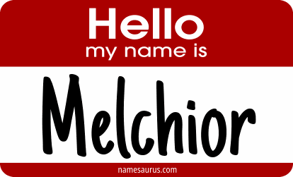Hello my name is Melchior png download