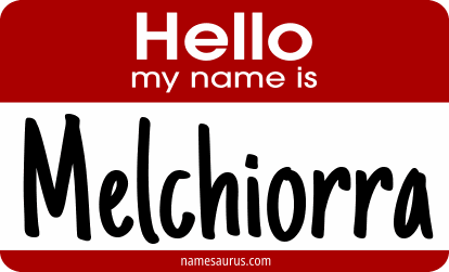Hello my name is Melchiorra png download