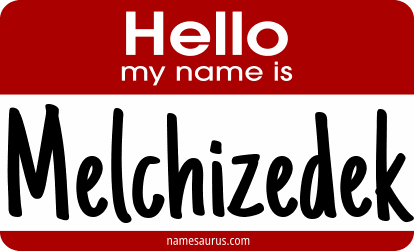 Hello my name is Melchizedek png download