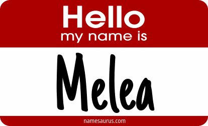 Hello my name is Melea png download