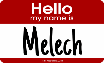 Hello my name is Melech png download
